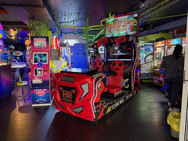 Inside Zone Out Arcade is a great place to go in Port Stephens when it rains with kids