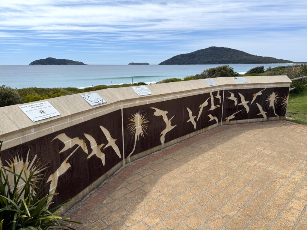 View of Yaccaba Headland from Bennetts Beach, Hawks Nest