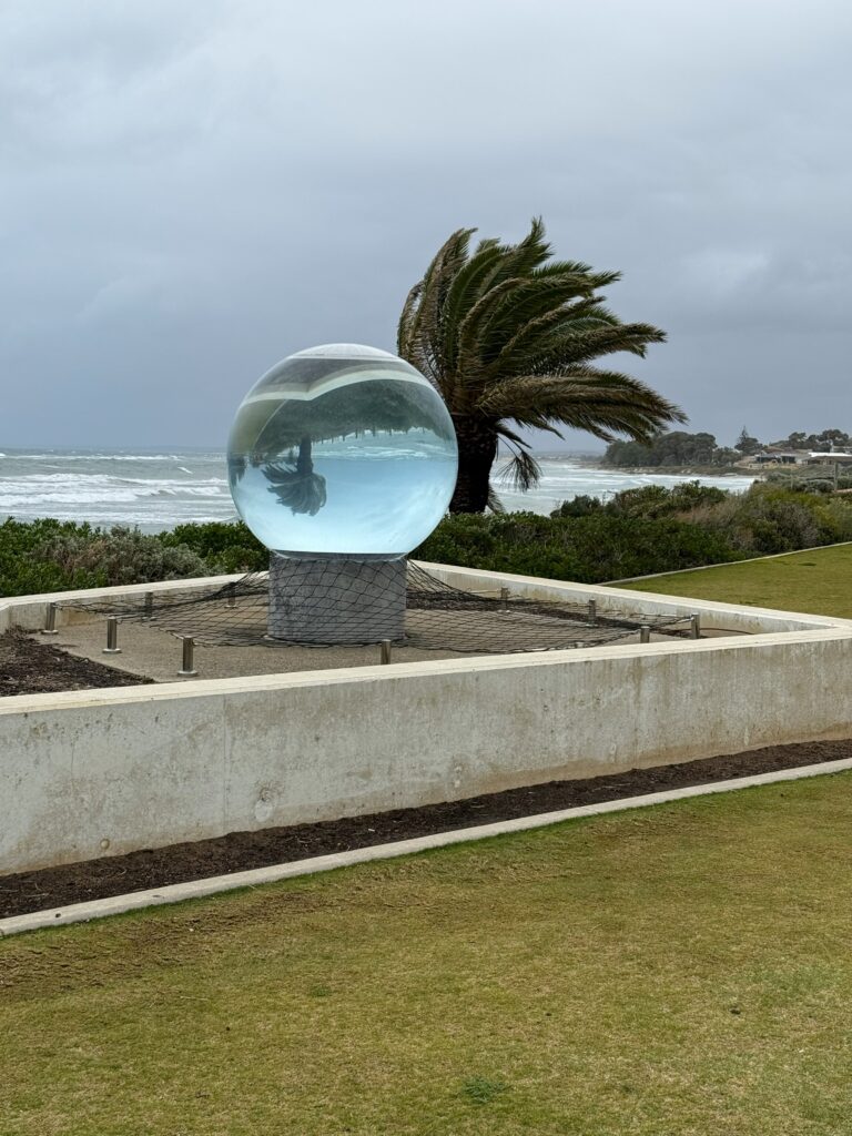 Horizon Ball on a stormy day