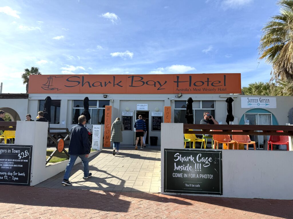 Shark Bay Hotel - most westerly hotel in Australia