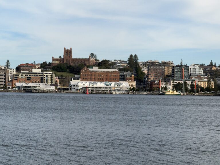 Newcastle Skyline as seen across Newcastle Harbour from Stockton