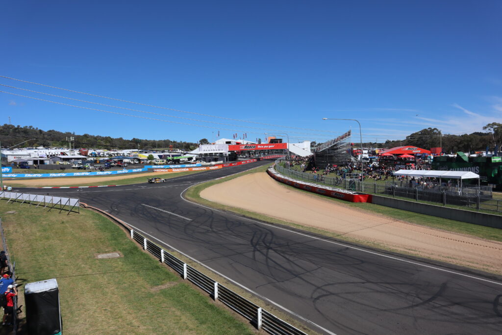 Murrays Corner as seen from the National Motor Racing Museum