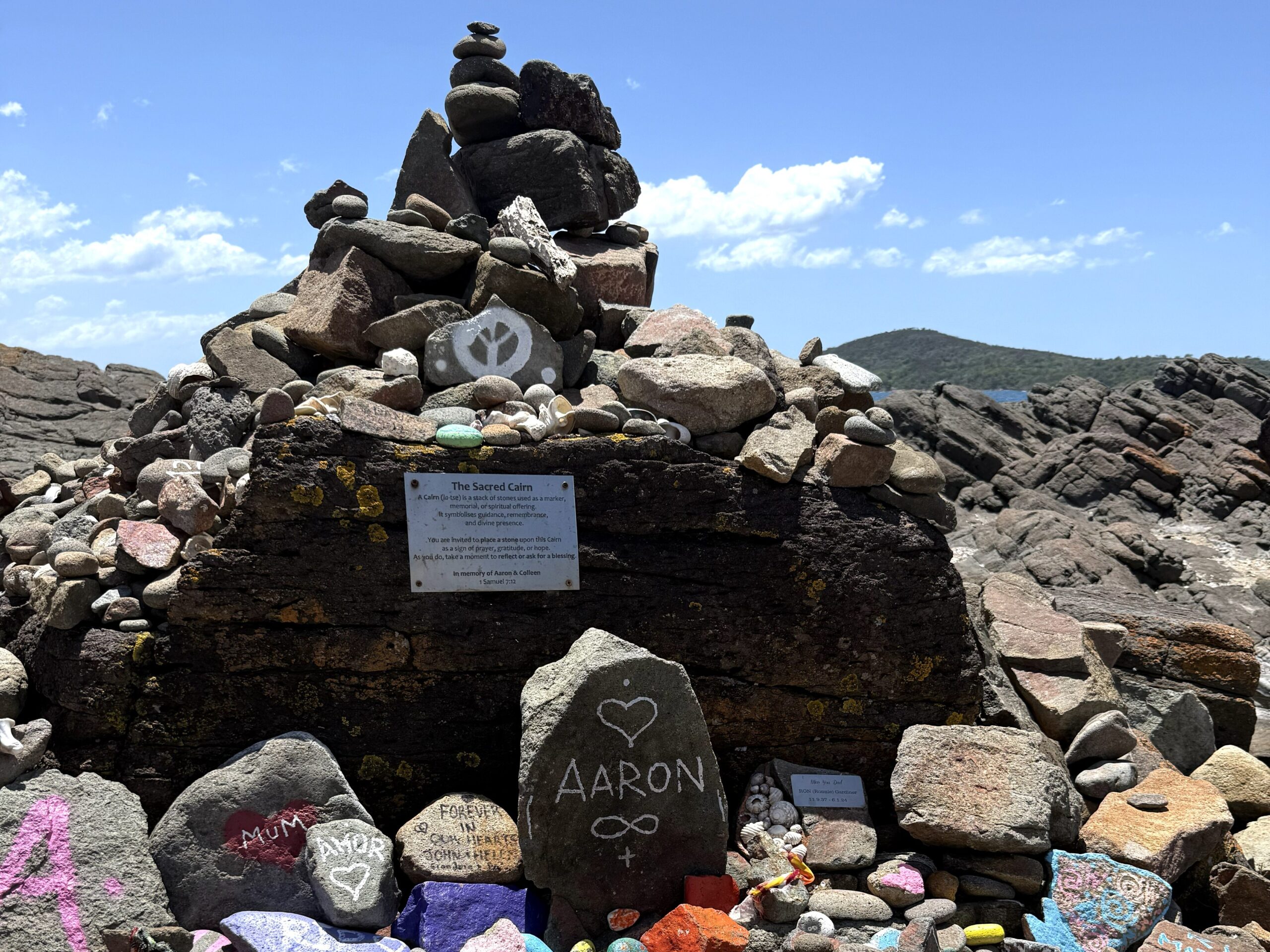 The Cairn at Fingal Bay