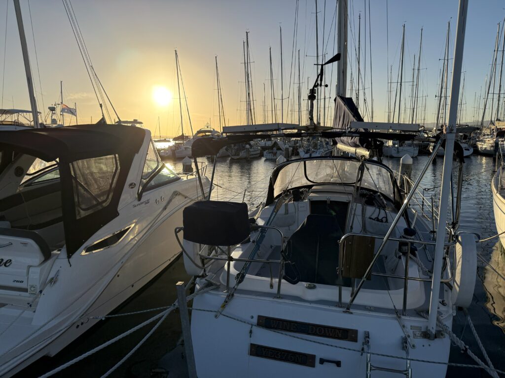 Sunset at the Lake Macquarie Yacht Club