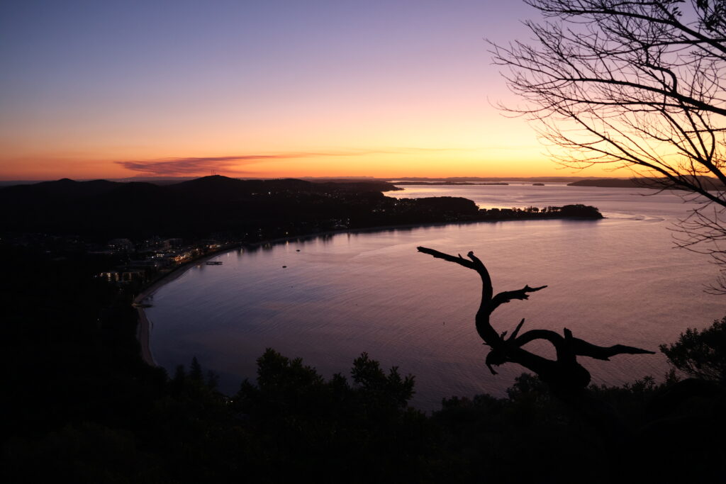 Twilight overlooking Shoal Bay