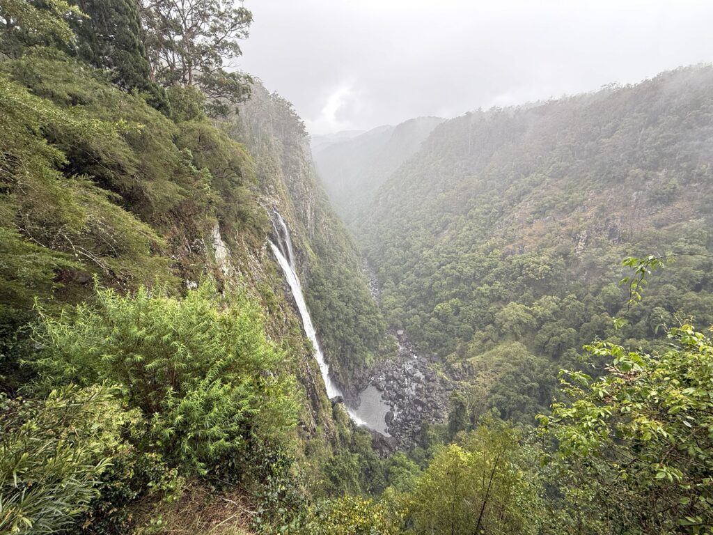 View of Ellenborough Falls from the Main Lookout